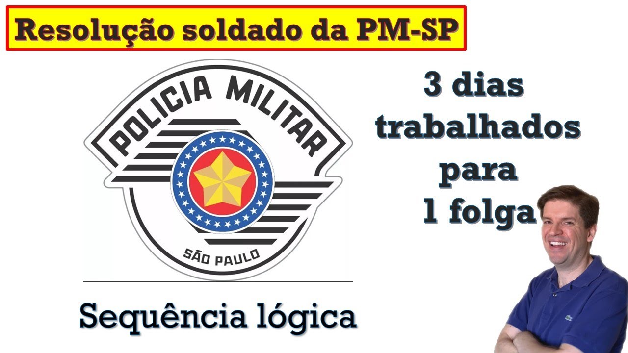 O regime de trabalho em uma empresa &eacute; de 3 por 1,ou seja, o funcion&aacute;rio trabalha 3 dias seguidos e