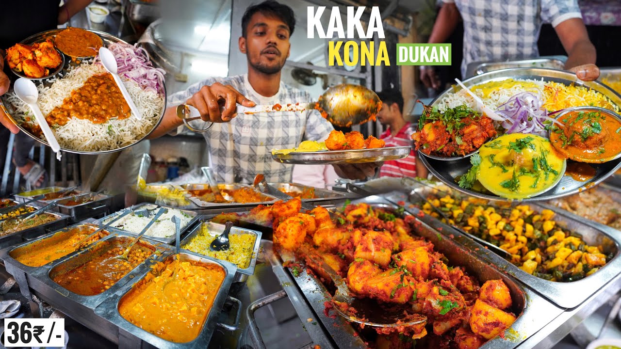 Best Veg Platter of India | Kaka Kona Dukan Thali | 36₹/- Only | Pure Veg Ep - 12 @CrazyFoodTech