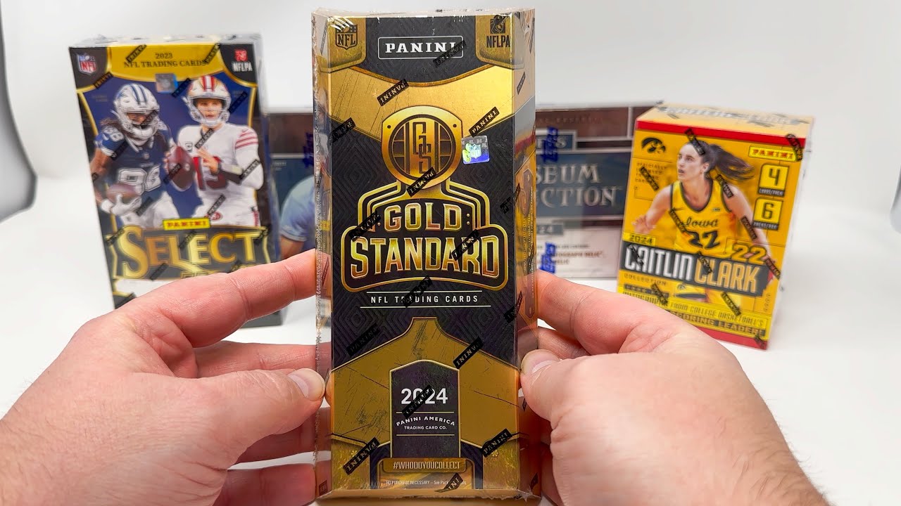 Cracking 2024 Panini GOLD STANDARD Football Hobby Box