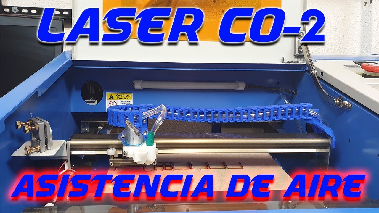 Laser Co2 40w - Montar asistencia de aire