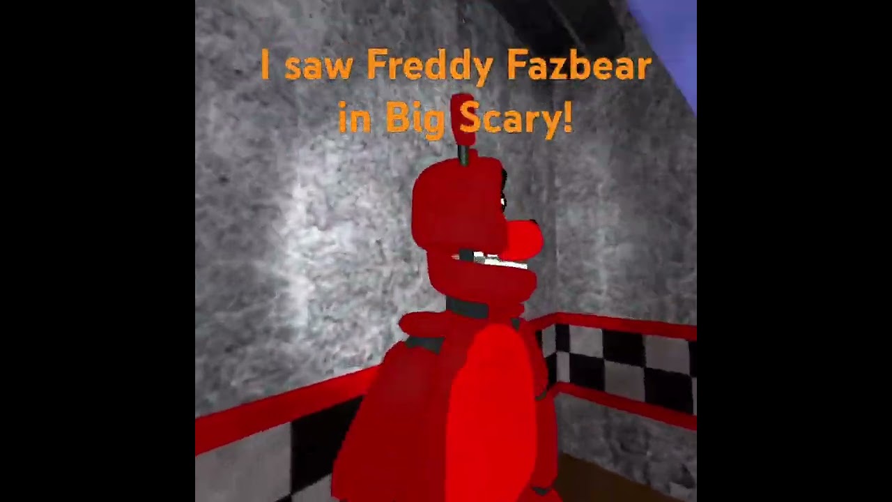 I met Freddy fazbear! #bigscary #gorillatag #vr #awesome