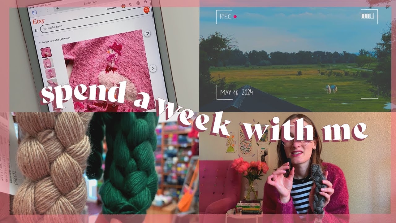 May 2024 Vlog 🪿 | Releasing a knitting pattern,  going on vacation...🌞🌸