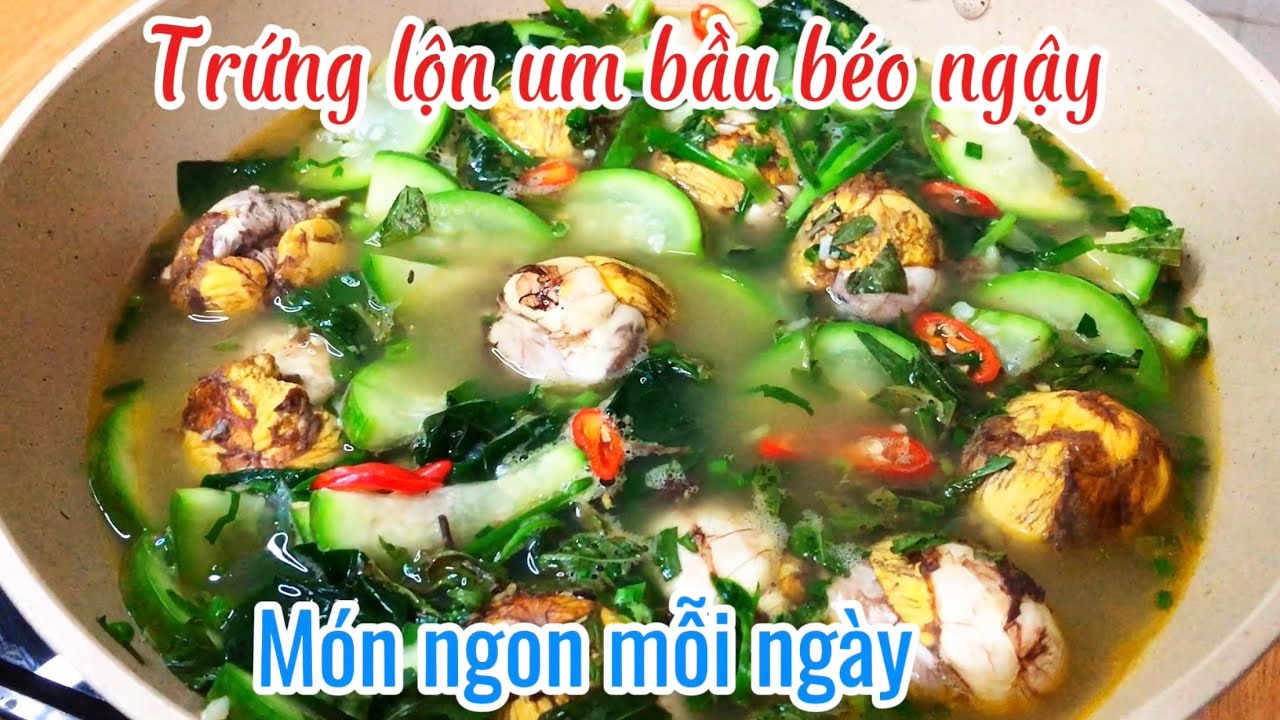 Cách làm trứng vịt lộn um bầu thơm ngon bổ dưỡng |Món ngon mỗi ngày pt