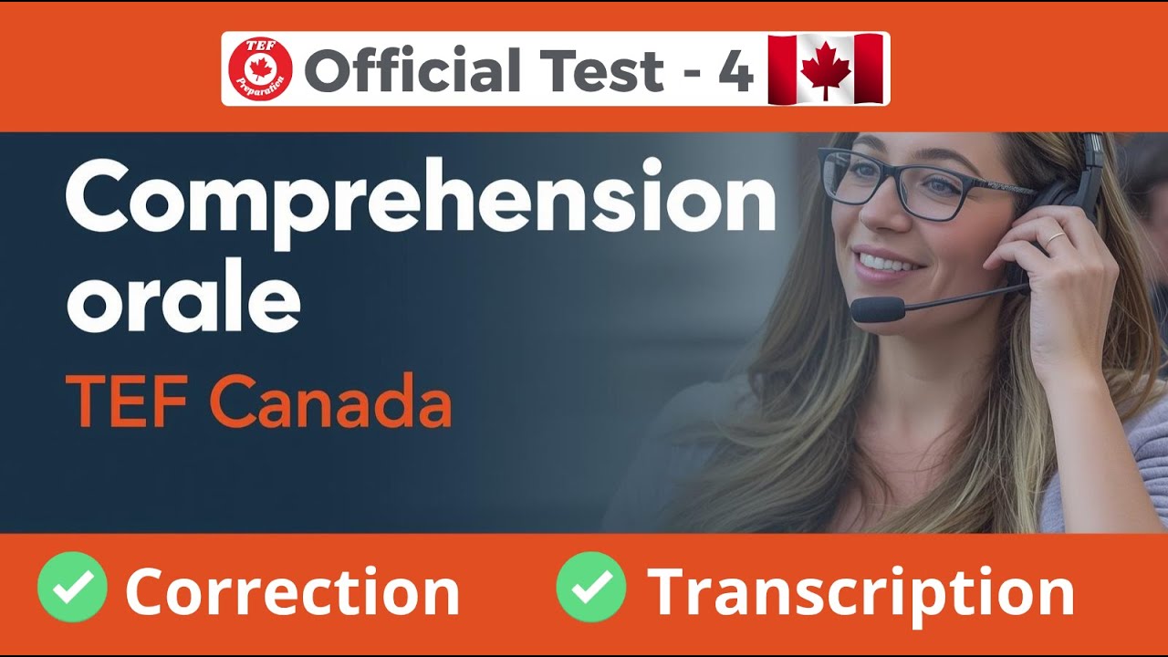 TEF Canada Listening Test (TEF exam preparation – Mock Exam) 04