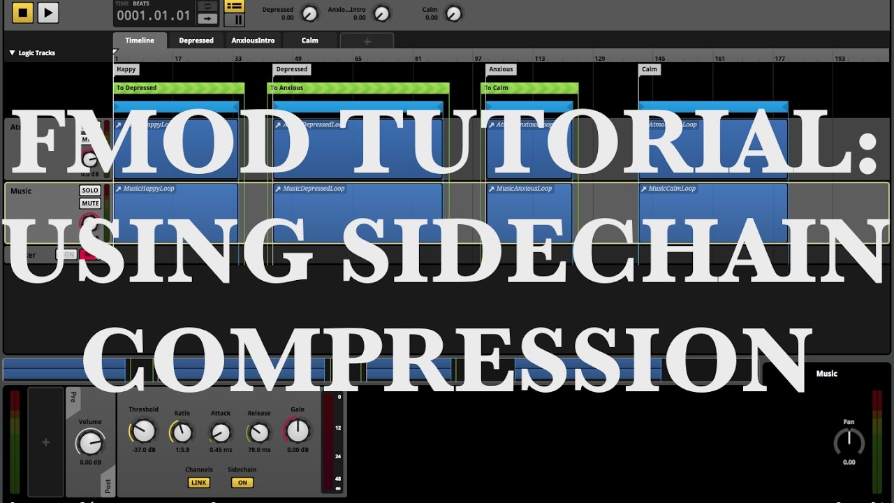FMOD TUTORIAL: USING SIDECHAIN COMPRESSION