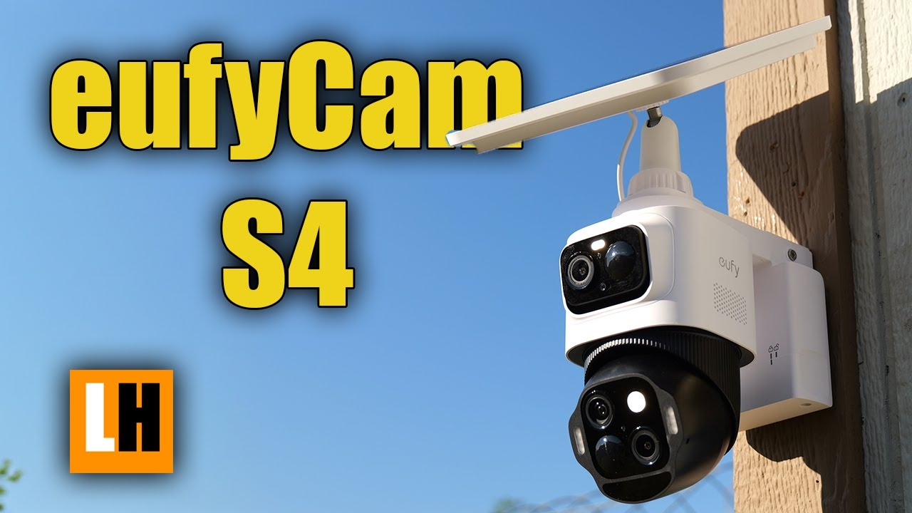 eufyCam S4 — гибридная камера слежения с тремя объективами! (аккумулятор, солнечная батарея, пров...