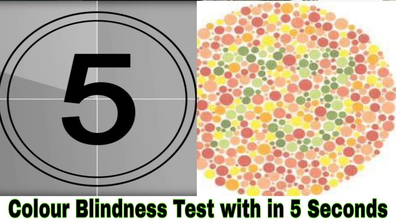 Colour Blindness Test within 5 Seconds for ALP ASM GOODS GUARD etc,  ALP Medical Exam