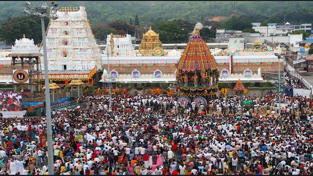 Tirumala Annual Brahmotsavam 2024 Rathotsavam Amidst Sea Of Devotees