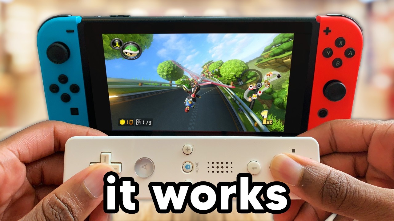 I Played Mario Kart 8 Deluxe with a Wii Remote...