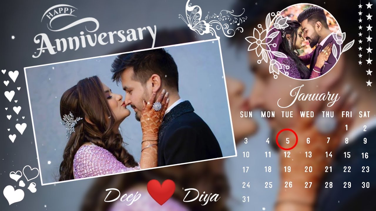 Anniversary Song Status, Anniversary Video Editing Tutorial Hindi,Wedding Anniversary Status Editing
