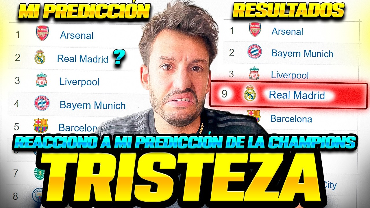 🥶REACCIONO A MI PREDICCIÓN DE LA CHAMPIONS😂 | LIGUILLA UEFA CHAMPIONS LEAGUE | Ubietoo