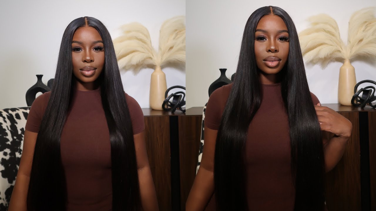 The World’s Best Silky Straight Wig Glueless Tutorial ft. Wig Fever
