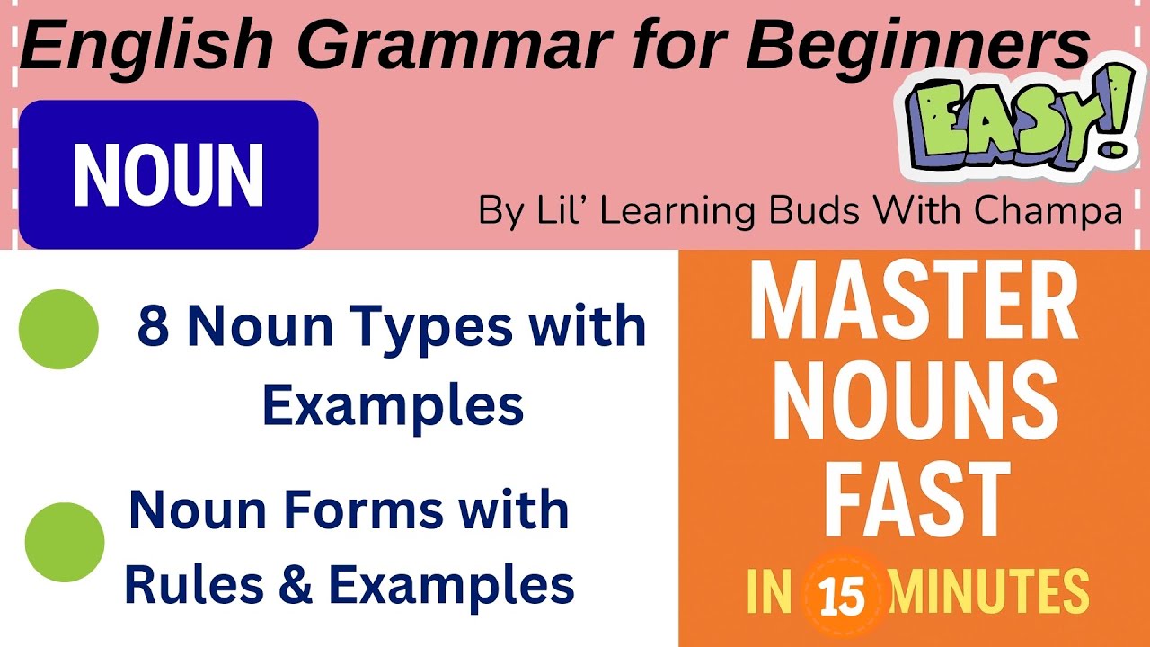 📘Master Nouns in 15 minutes! Complete Series for Easy Learning & Reviewing #typesofnoun #nounrules