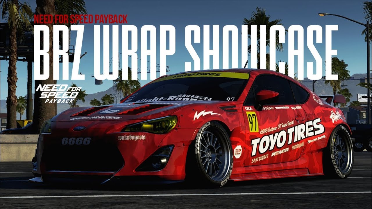 Need for Speed Payback - (WRAP SHOWCASE) Rocket Bunny BRZ