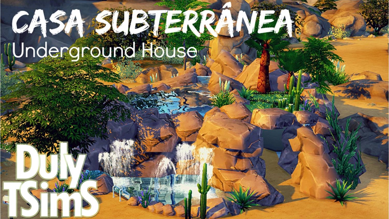 Casa Subterrânea | The Sims 4