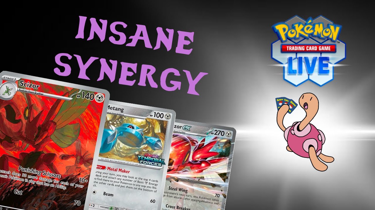 Scizor is an Absolute MENACE that RIPS APART Anything in its PATH! Pokemon TCGL Twilight Masquerade