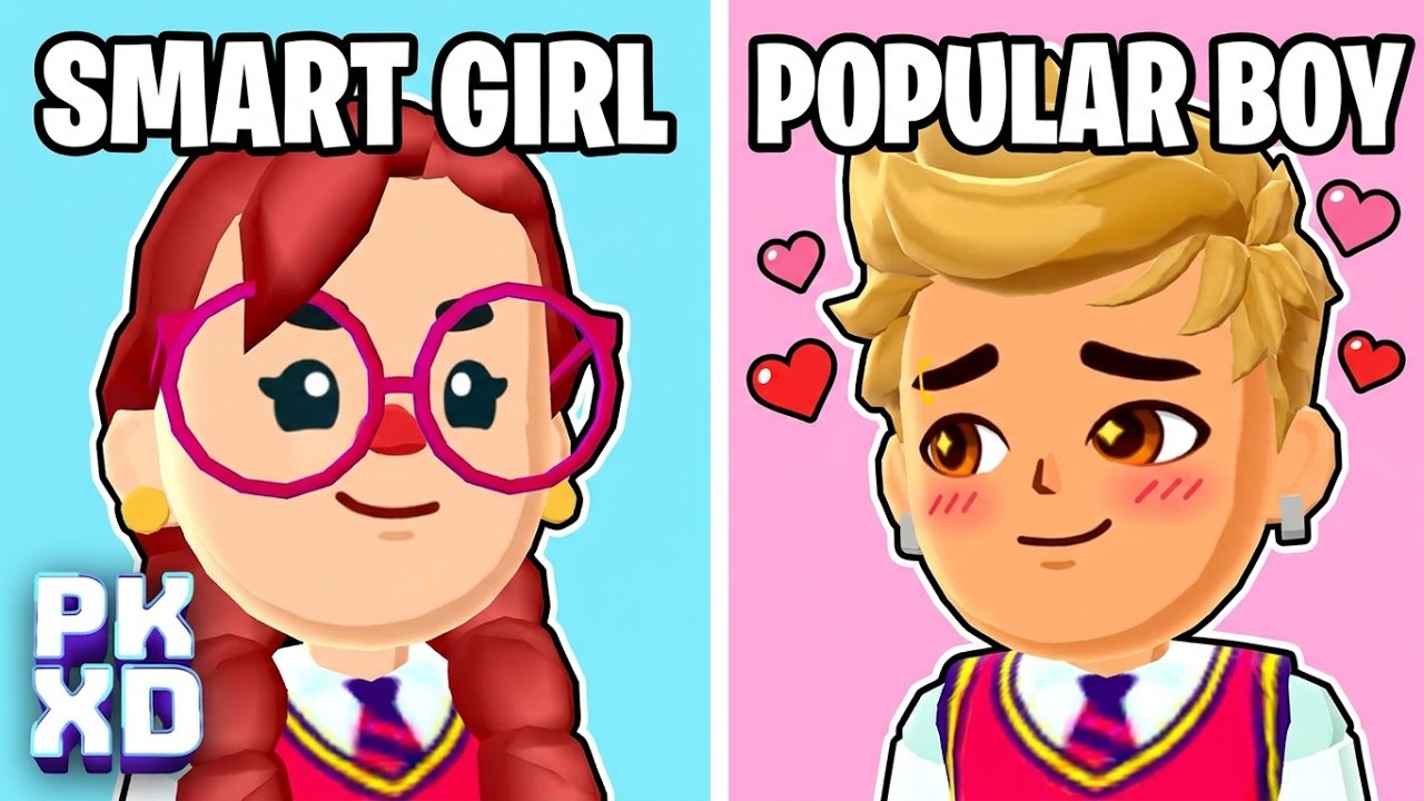 😱 The Popular Boy Fell For The Smart Girl 💕 | PK XD Short Story 🎬