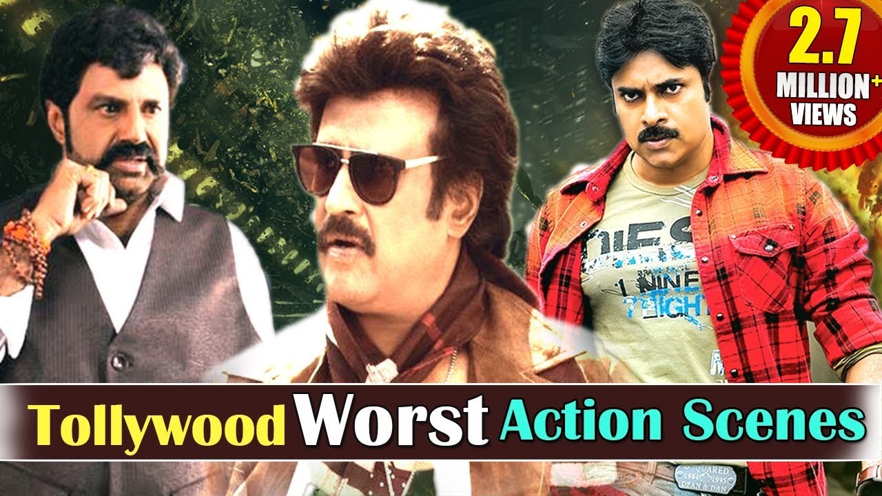 Tollywood Worst Ever Action Scenes || Telugu Movies