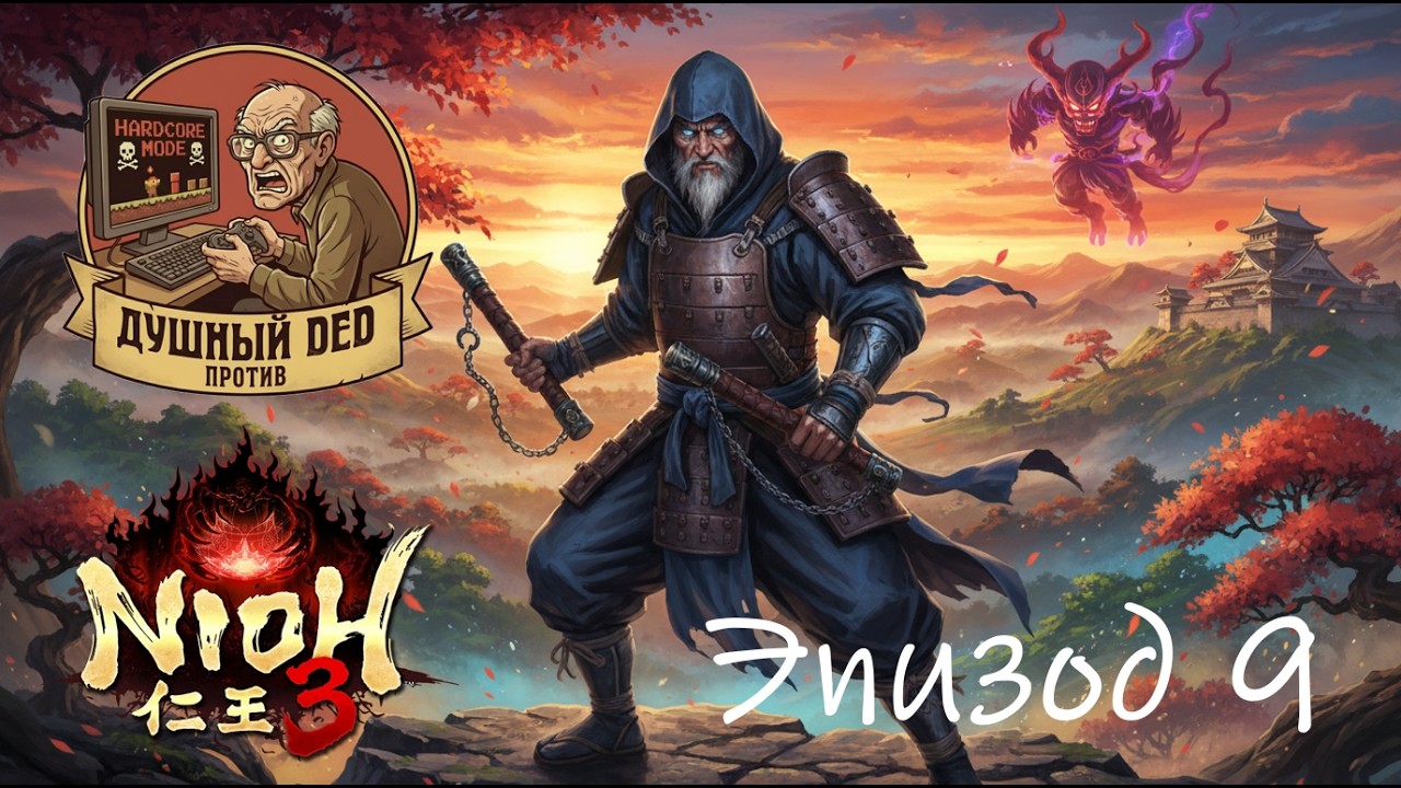 [Прохождение] Nioh 3 #09 - Холм Хамамацу