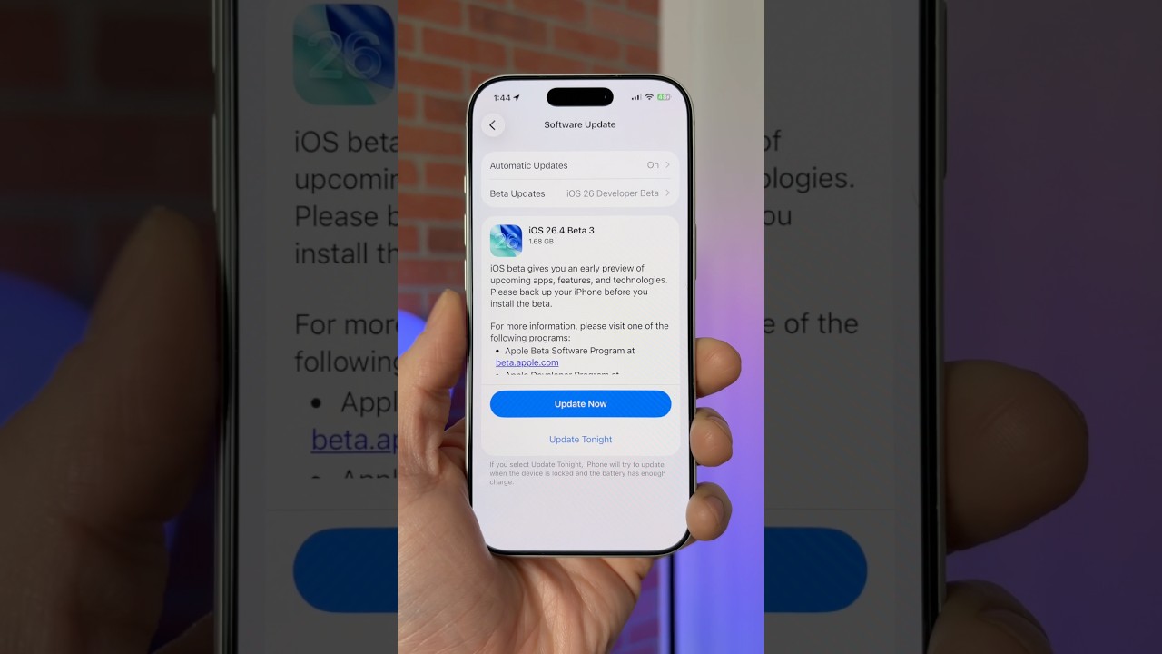 Apple has released the third developer beta of iOS 26.4!
