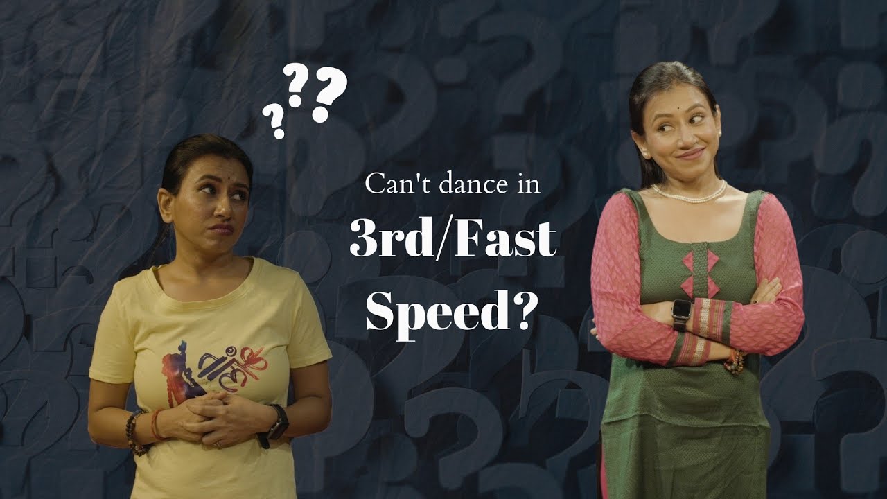 Can't dance in 3rd speed?? How to practice in fast speed/ Learn Bharatanatyam Online lesson no