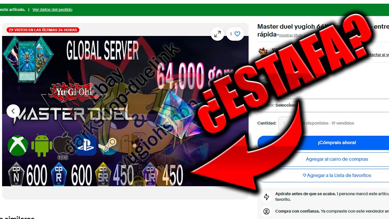 ¿Qué pasa si compras una cuenta CHETADA de Master Duel?