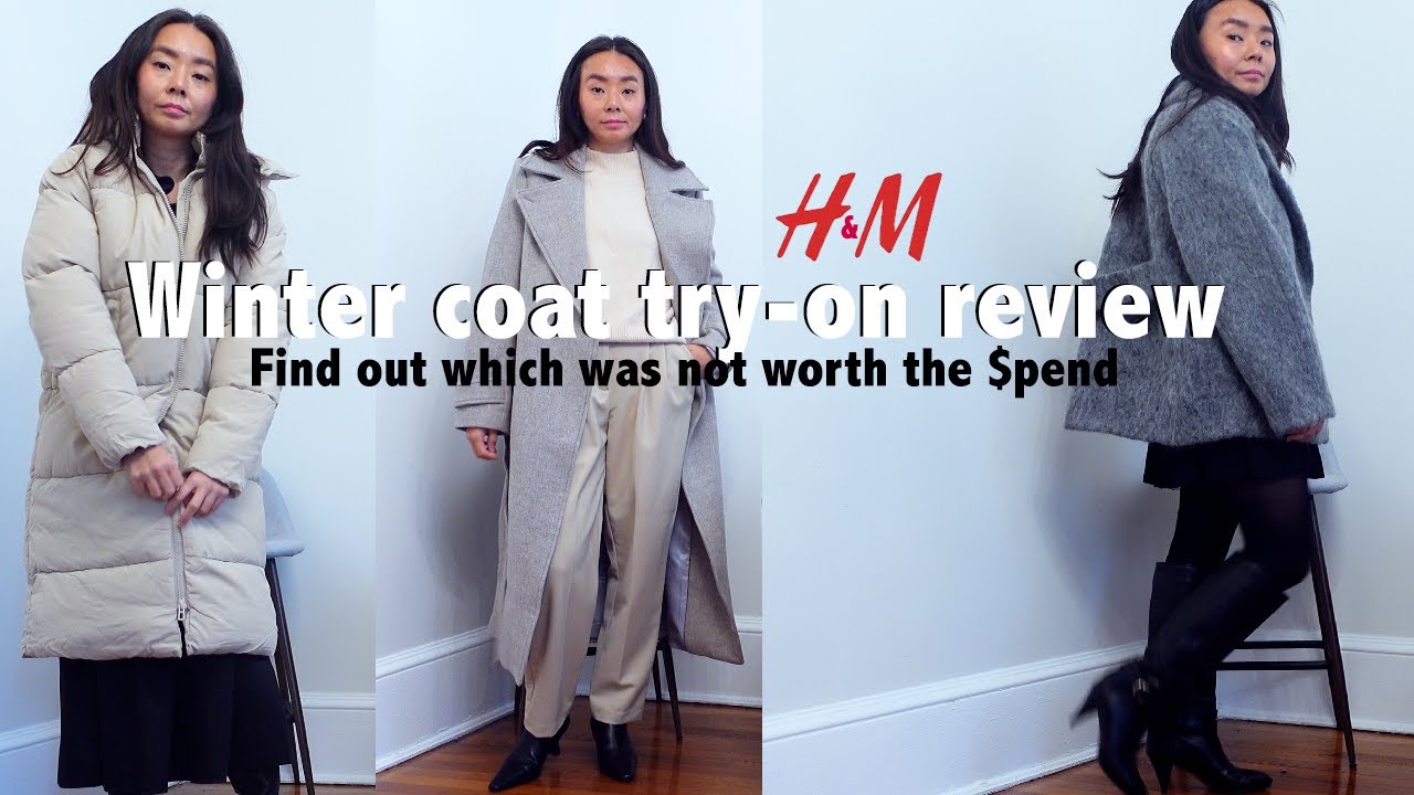 Let's review these H&M Winter Coats,  worth keeping or returning? | 2023 Haul