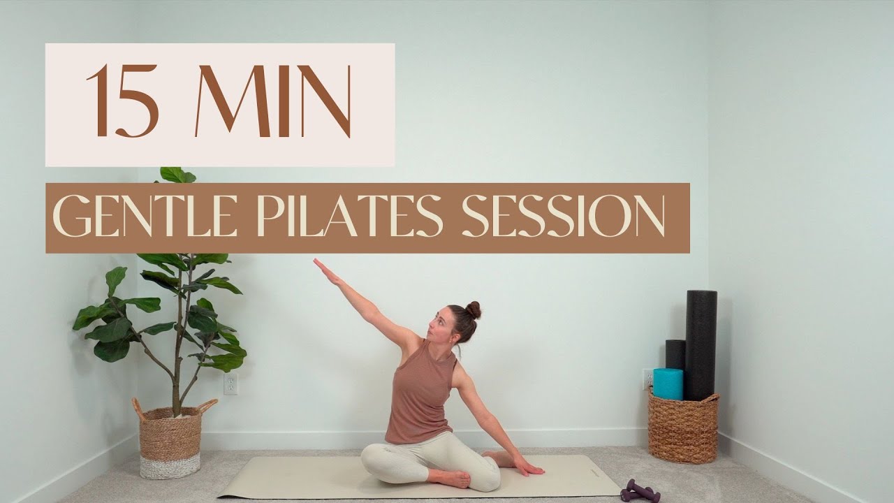 15 MIN GENTLE PILATES FLOW | Beginner-Friendly Full-Body Routine