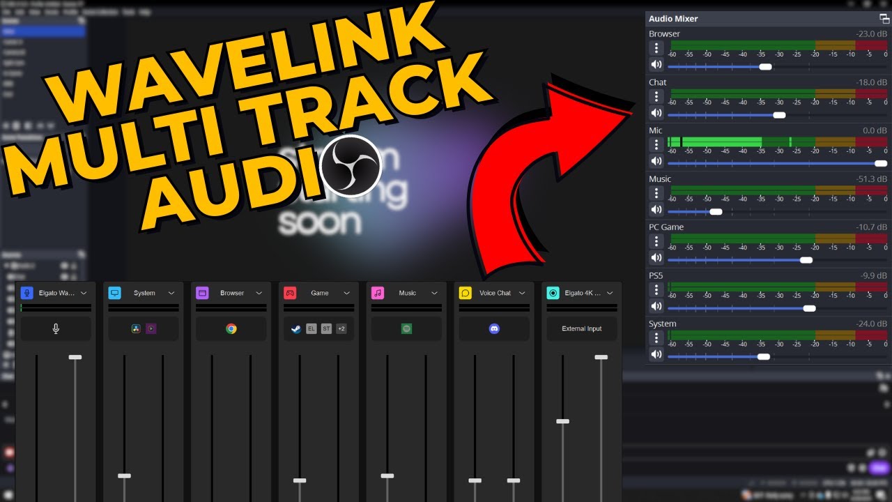 How To Separate Elgato Wavelink Audio In OBS