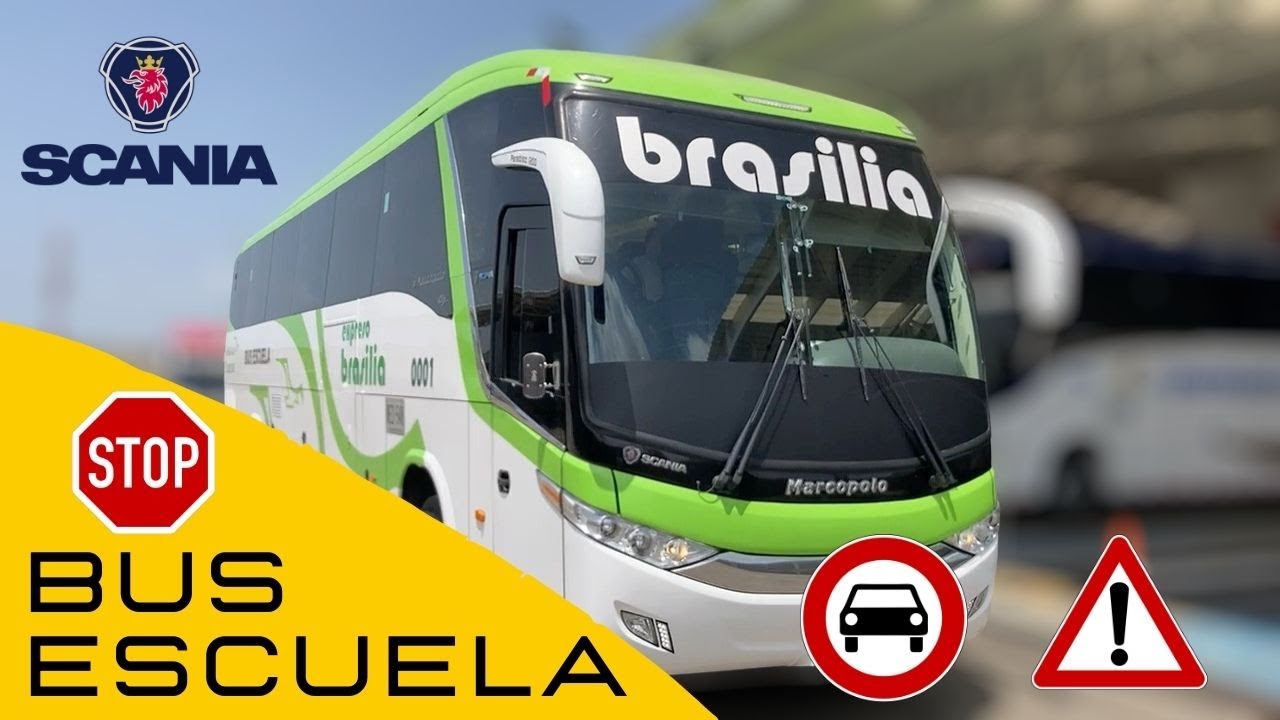 El BUS Escuela de Expreso Brasilia #scania #expresobrasilia #marcopolo