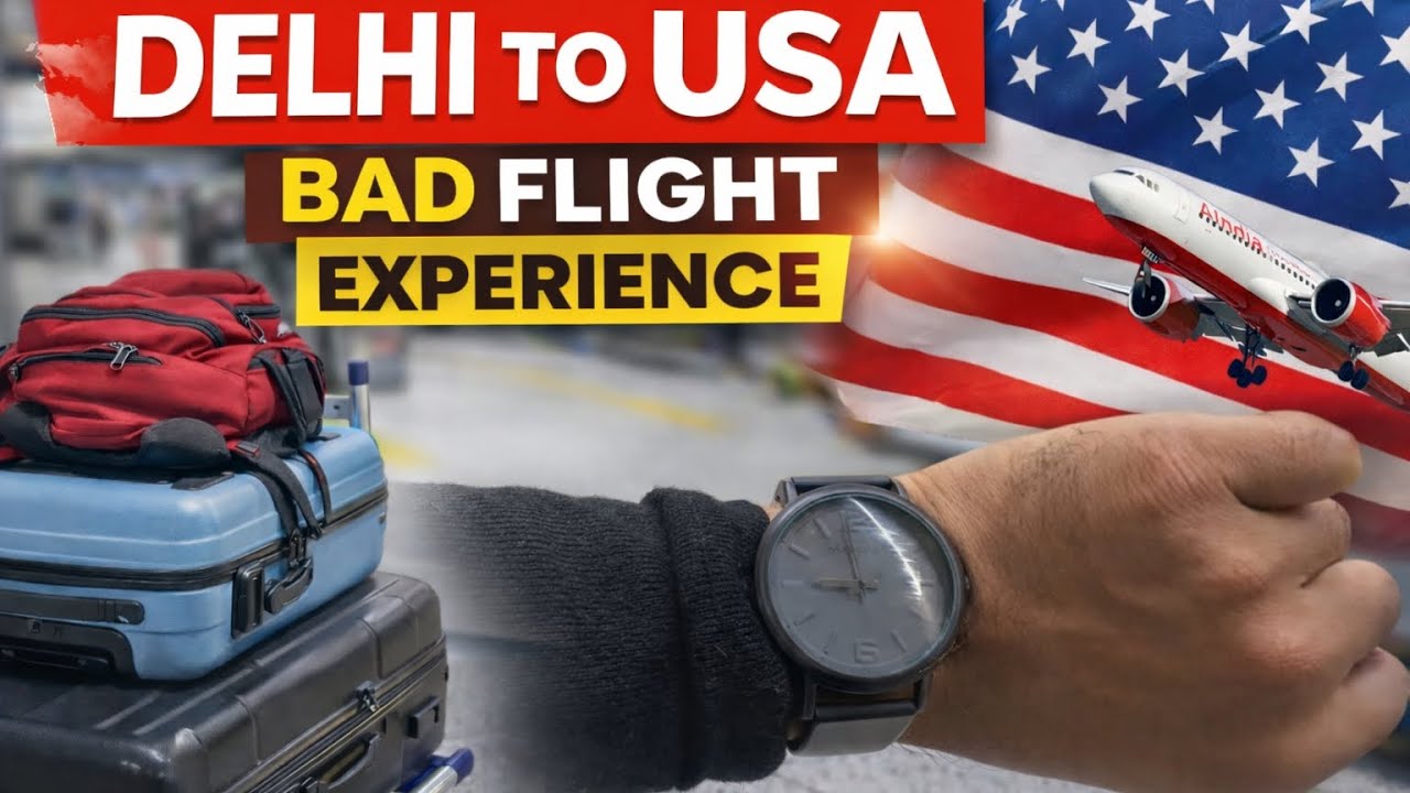 Very bad flight experience | Delhi to Usa 