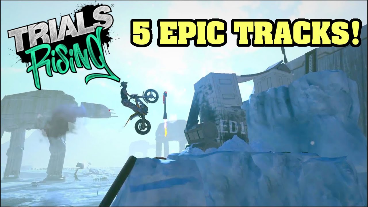 Trials Rising: 5 EPIC Custom Tracks!