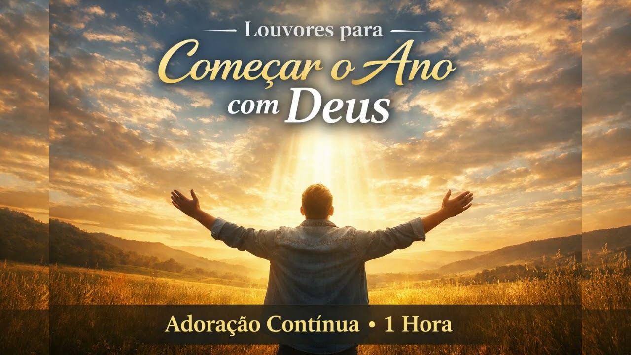 Louvores para Começar o Ano com Deus | Adoração Contínua (1 HORA)