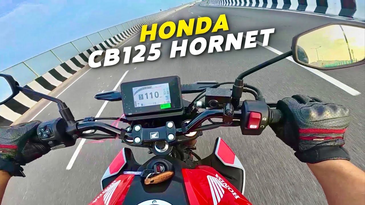 Honda CB 125 Hornet Top Speed || 1st 5th Gear Top Speed || K2K Motovlogs