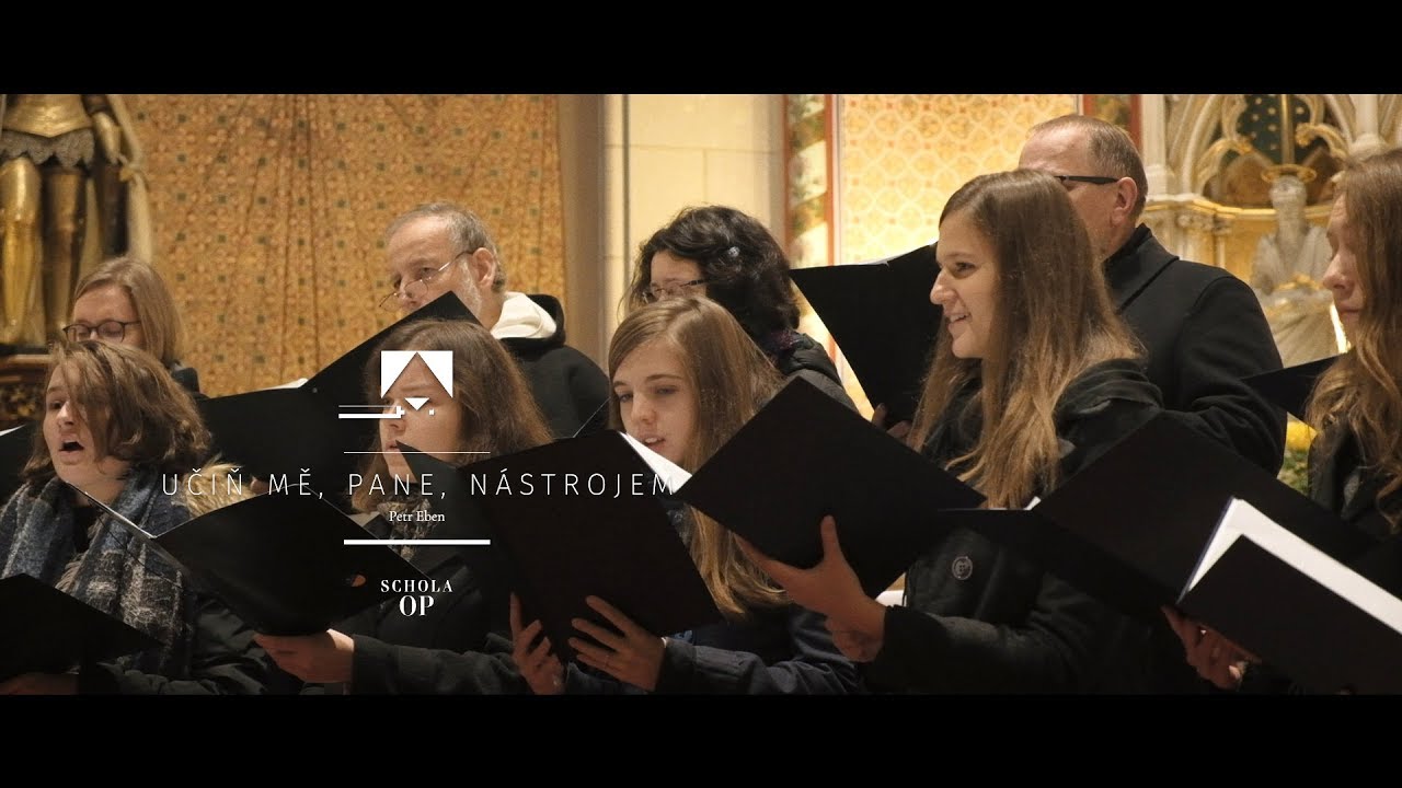 Petr Eben - Učiň mě, Pane, nástrojem | Schola OP | a capella | CZ, EN, FR, ES, DE sub