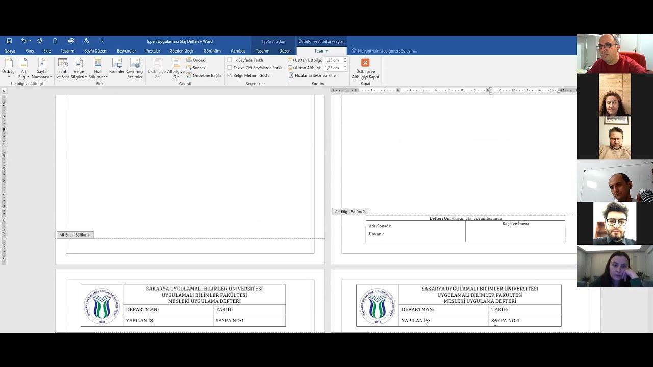 SUBÜ UBF Bitirme Çalışması ve Mesleki Uygulama Rehberi