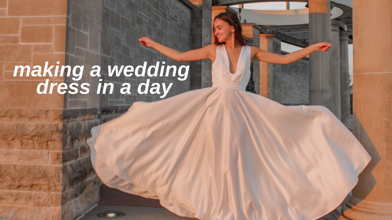 Making a Wedding Dress in a Day (because why the heck not)