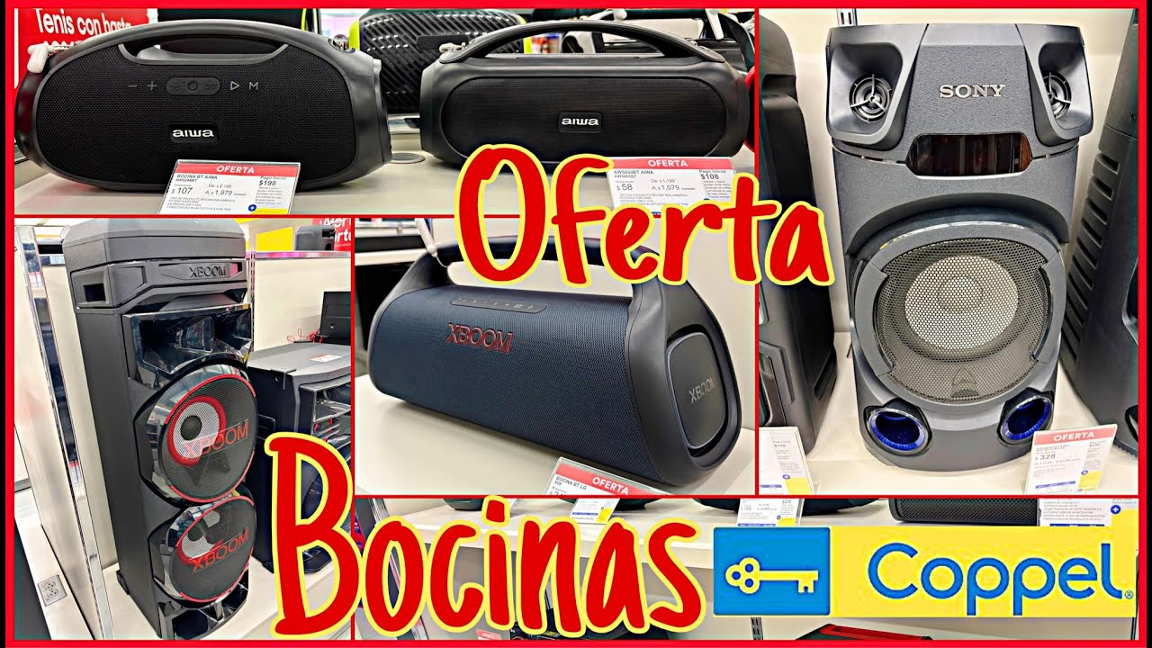 BOCINAS 🔊 OFERTA EN COPPEL 💙 RECORRIDO COMPLETO 👍🤑