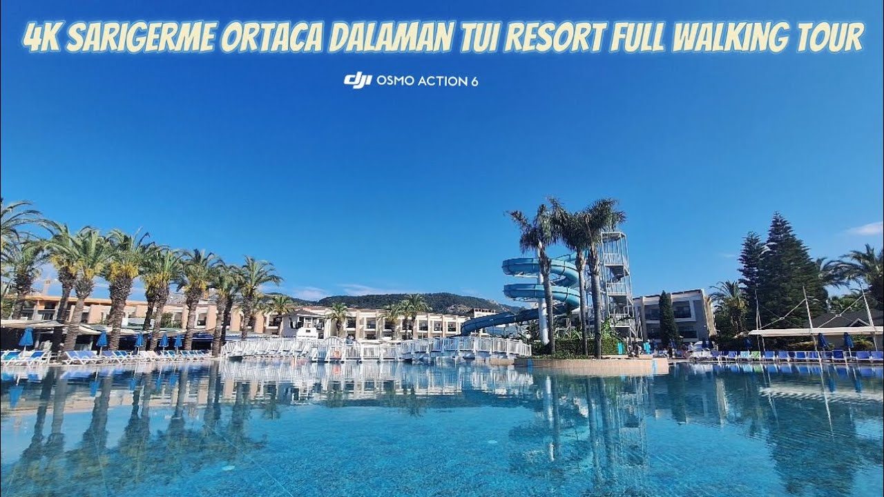 4K - TUI Sarigerme Resort • A walk through in peak season
