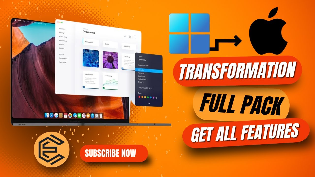 MAC Transformation for Windows 11 with freewares