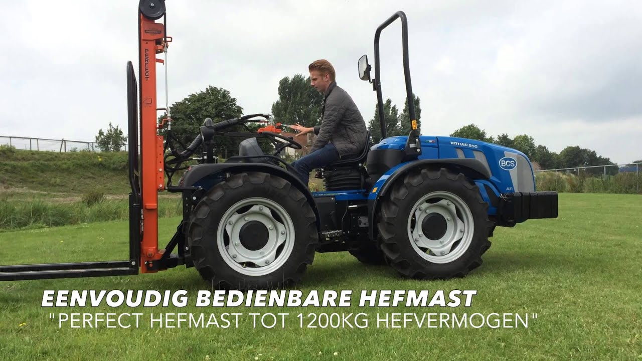 BCS Vithar 850 AR met perfect hefmast | http://www.fruitteelttractor.nl