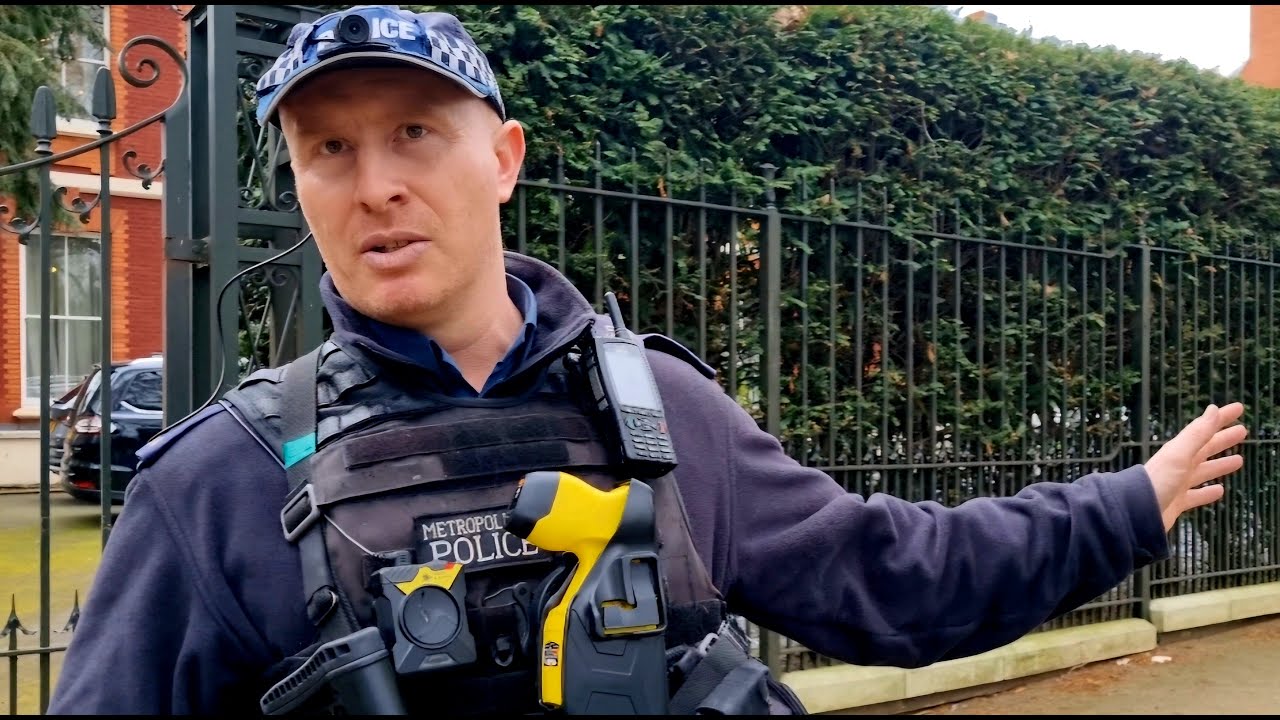 Israeli Embassy Security Want The Police To Do His Dirty Work & Fails #audit #metpolice #london