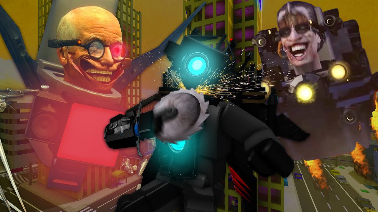 SKIBIDI TOILET War in ROBLOX Brookhaven 🏡RP (Part 13): Titan Cameraman Cuts off his own Head?!?!
