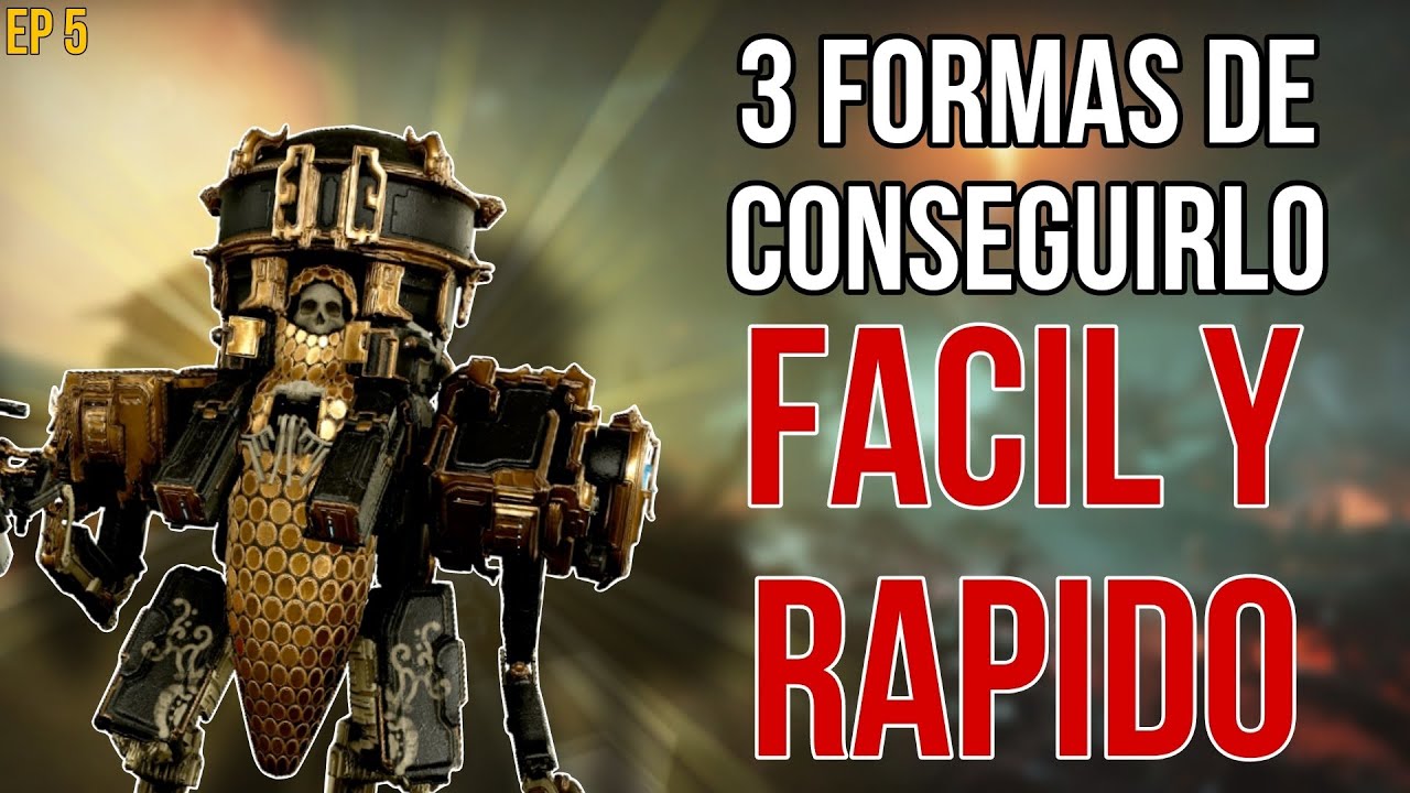 (DESACTUALIZADA) Como conseguir el NECRAMECH (VOIDRIG) FACIL Y RAPIDO | Warframe guía EP 5