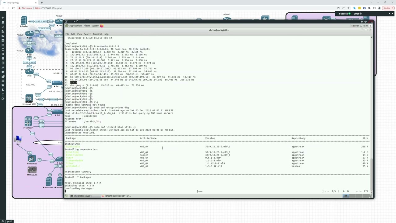 Intro to Linux - Rocky Linux 9 - Linux Networking
