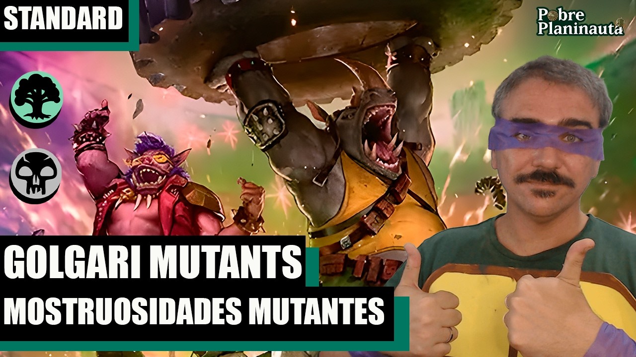 A UNIÃO DE MUTANTES - TARTARUGAS NINJAS E FINAL FANTASY - Golgari Jenova Mutants - MTG STANDARD TMNT