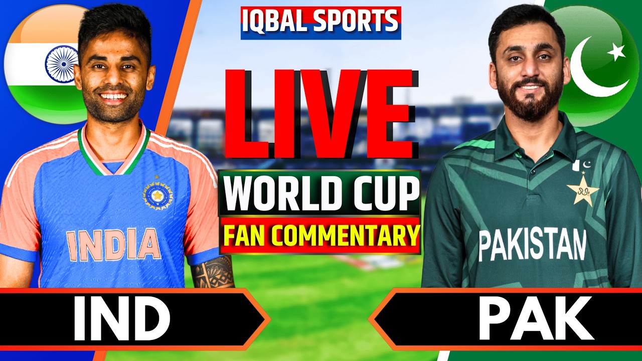 🔴Live: India vs Pakistan, T20 World Cup | IND vs PAK Live | Live Cricket Match Today, 1st Innings
