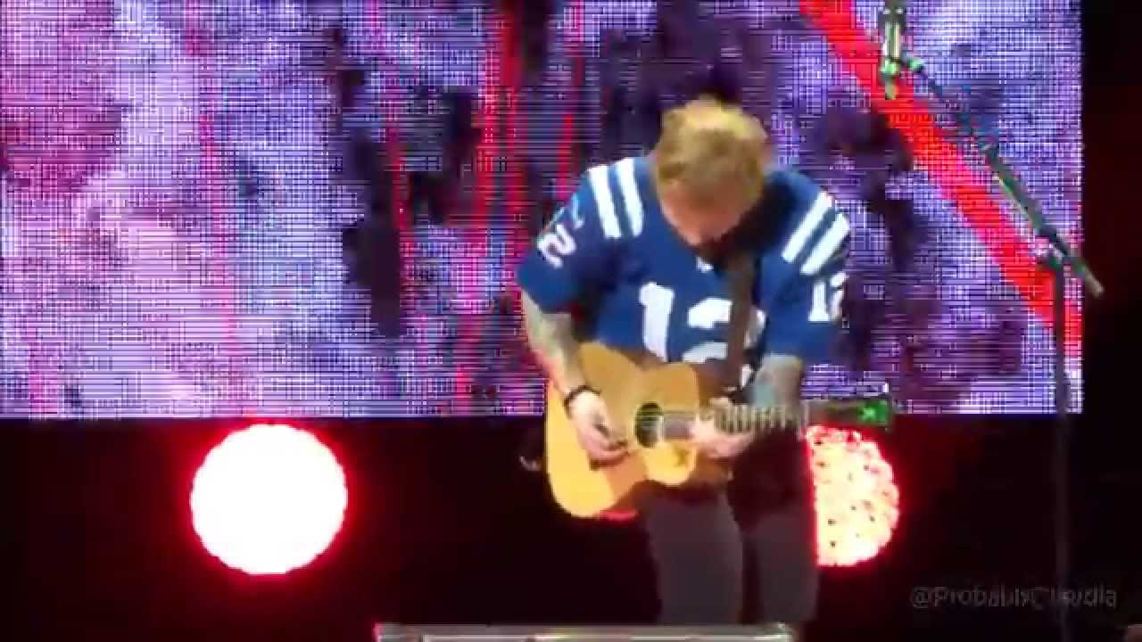 You Need Me, I Don't Need You / Sing - Ed Sheeran LIVE from Indianapolis 2015