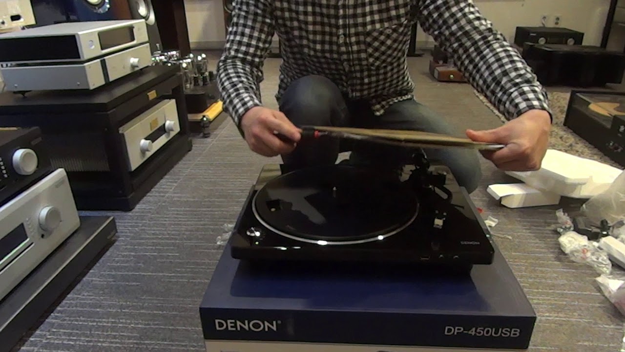 하이파이 턴테이블 DENON DP-450USB 설치, 알기 쉽게 알려드립니다