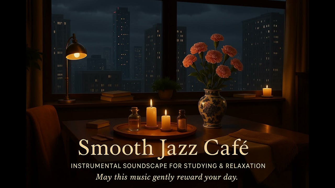 Smooth Jazz R&B Cafe Vol1｜夜カフェピアノ×ソウルBGM (Relax/Work/Study)